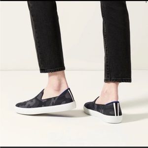 Rothy's Dark Camo Slip-On Sneakers